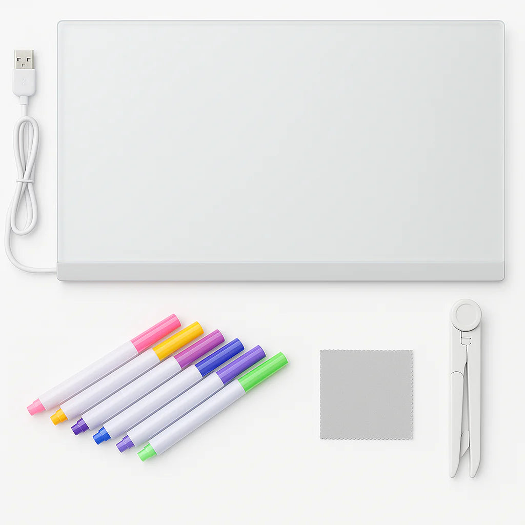 Pizarra Lampara LED Acrílica 7 Colores