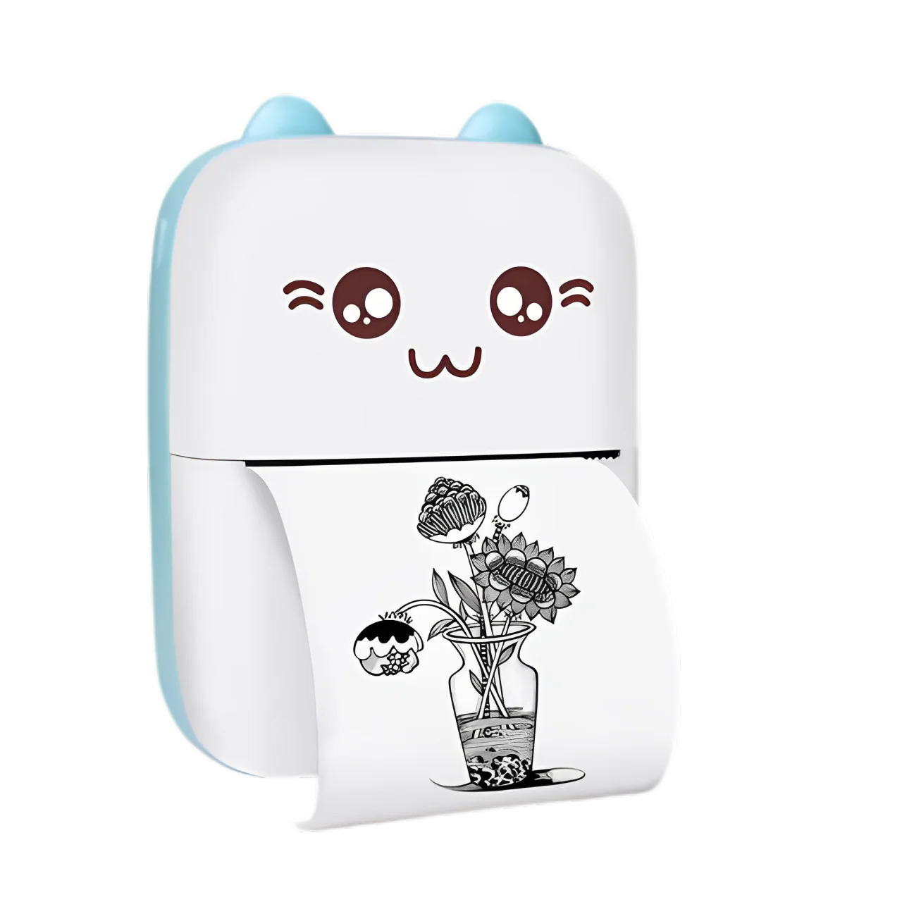 Impresora Bluetooth Portatil gatito + 1 rollo de papel térmico